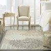 Homeroots 5 x 8 ft. Natural & Gray Indoor & Outdoor Area Rug 384662